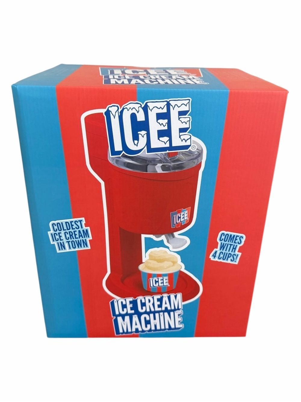 Icee Ice Cream Machine Soft Serve 4 Cups Electric Dessert Party New